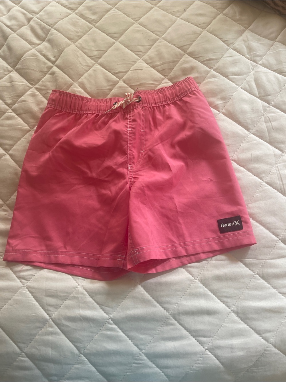 Hurley Bright Melon Elastic Waist Swim Trunks